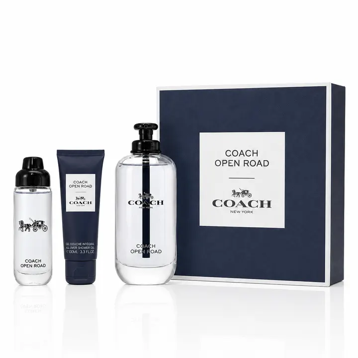 COACH ROAD OPEN ROAD SET 3PC 3.0 OZ EDT