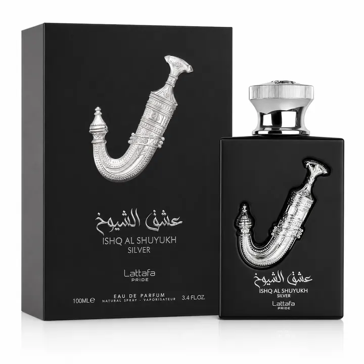 LATTAFA PRIDE ISHQ AL SHUYUKH SILVER 3.4OZ EDP