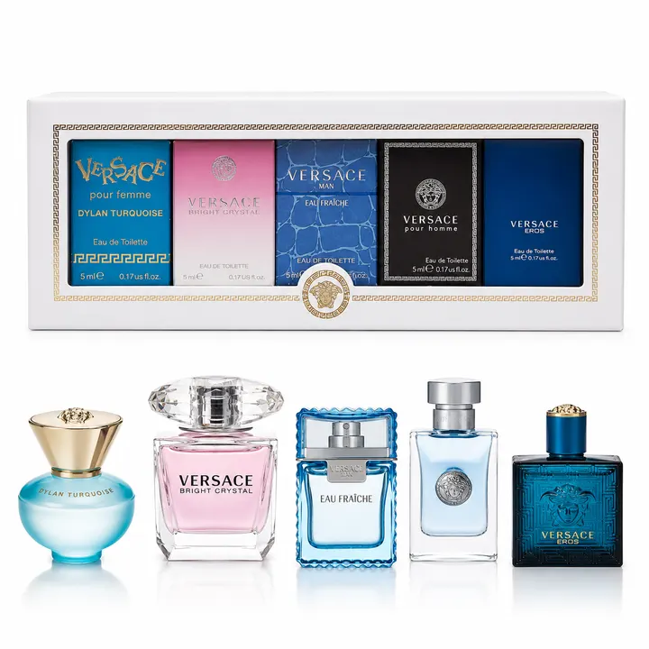 VERSACE MIX MINI 5PC 0.17 OZ EDT
